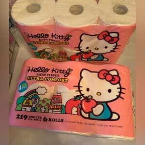 Hello Kitty Toilet Paper - 6 rolls
